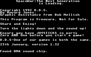 SpaceWar - The Next Generation — screenshot 1